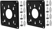 SHINEOFI 2pcs Pc Cold Rolled Steel Monitor Wall Mount Bracket for Tidy Workspace Durable Pc Screen Holder for Home Office and Gaming Maximize Desk Space with Reliable Support