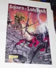 CrossGen Poster #21 Lady Death vs Arywn Poster George Perez Sojourn