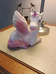Unicorn Night Light Battery Operated Nursery Boys Girls Kids 4 Hour Timer New