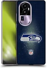 Head Case Designs Officially Licensed NFL LED Seattle Seahawks Artwork Soft Gel Case Compatible with Oppo Reno10 Pro+