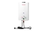 GASLAND 10L Tankless Gas Water Heater On-Demand Water System Outdoor Shower Black