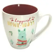 Sheffield Home Happiest HOWL-IDAYS Christmas Dog Mug 17oz Oversized Mug 4.5"