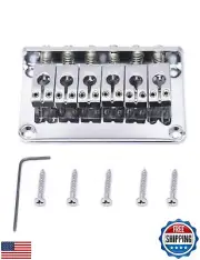 Metallor Guitar Saddles Bridge for Hardtail Strat Tele Electric Guitar Parts
