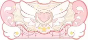 GeekShare Large Gaming Mouse Pad Kawaii Pink Non-Slip Rubber Back Mouse Pad Big Waterproof Desk Mat for Keyboard and Mouse Perfect for Gaming,or Home Office Work - Star Wings (Pink)