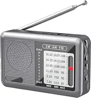 Portable Shortwave Radio - Am Fm Weather Radio Rechargeable Portable Shortwave Radio,Great Reception Transistor Radio Earphone Jack Transistor Radio for Listening News