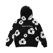 Hoody Men's Denim Tears The Cotton Wreath Sweatshirt Oversized Fleece Hoodies Shirt Balck M