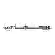 BORG & BECK Brake Hose BBH7475 FOR Mazda2 Genuine Top Quality 2yrs No Quibble Wa