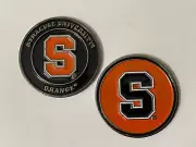 SYRACUSE ORANGE ORANGEMEN 1" Diameter GOLF BALL MARKER New