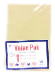 14-count Aida Cloth - Cream color - 12" x 18"