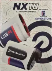 Precision Pro Golf NX10 Slope USA Block Edition Rangefinder