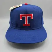 Vintage Texas Rangers Hat Cap Fitted 7.5 Blue 5950 Wool Baseball Adult Mens New