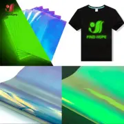 DIY Luminous Heat Transfer Press Vinyl Iron On Glow in the Dark T-Shirt HTV Film