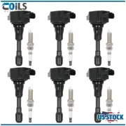 Ignition Coils & Spark Plugs Set For Nissan For GT-R 2009-2010 2011-2021 3.8L (for: Nissan)