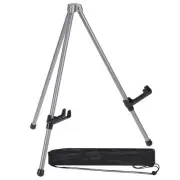 Tabletop Easel Stand for Display, 14in Table Top Easel Small Portable,Silver