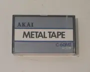 Akai C-60MT Metal Cassette Tape TDK New old stock