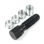 Spark Plug Thread Repair Kit – 14mm Reamer Thread Repair Tool &4 Inserts C