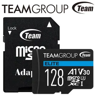 【公司貨】Team 十銓 128G microSDXC TF UHS-I U3 A1 V30 記憶卡 (4.3折)