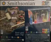 Smithsonian Two Box Set. Rock and Gem Dig, and Magic Rocks NEW
