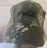 Coca Cola Camo Mossy Oak Stretch Fit Nu Fit Mesh Cap NWT