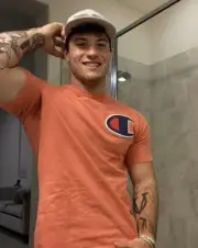 [L151] Handsome Male Cute Model Showing Off Body And Muscles