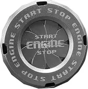 Push Button Start Cover, Car Engine Cover, Car Engine Start Button Cover, 1 Key Start Button Cover for Car and Some Motorcycle Buniq