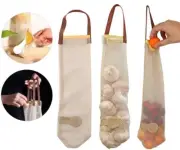 Vegetable Food Storage Bag Onion Garlic Kitchen Hanging Bags Breathable Mesh Bag