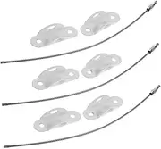 CRILSTYLEO 3 Sets Furniture Anchors Straps Proofing Tip Wall Straps for Bookcase Cabinets Easy Installation Durable Design Lightweight Safety for Home