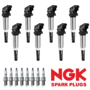 8x Ignition Coil & 8x NGK Platinum Spark Plug fit BMW X3 Z4 745Li 760i UF667 (for: Mini)
