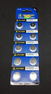 10-PK AG13 L1154 303 SR44W PX76A G13 CA19 ALKALINE CELL BATTERY LED WATCH REMOTE