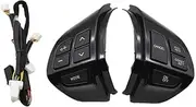 Piano Black Bluetooth Phone Cruise Control Steering Wheel Switch Buttons for Mitsubishi Pajero/Montero Sport(KH) 2008-2012 Push Button Switches