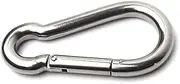 ANSIEDIO M4-M12 Carabiner Clip, Heavy Duty 304 Stainless Steel Spring Buckle Hook, Carabiner Keychain Clips for Outdoor, Camping, Hiking, Fishing (Not for Climbing)