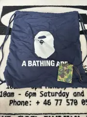 BAPE Bape Ape Head Draw String Bag