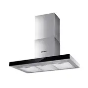Devanti 900mm Range Hood 90cm Rangehood Glass Stai