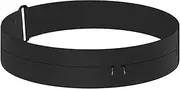 Running Waist Pack, Waterproof Sports Belt, Elastic Adjustable Phone Holder, Breathable Slim Design, Jogging Gym Travel, Perfect for Outdoor Workouts, Black