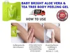 BABY BRIGHT ALOE VERA & TEA TREE BODY PEELING GEL SKIN CARE FACE BODY