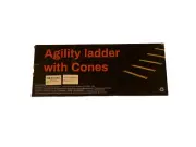 Agility Ladder with Cones by Huhu - Yellow
