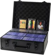New Toploader Hard Case For 3" x 4" 35pt Sports Cards Storage Boxes Holds 600+