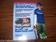 AIR TRIX 2001 ORIGINAL NOS VIDEO ARCADE GAME MACHINE FLYER Vintage Promo Retro