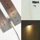 LED Building Light Posts for HO and OO Scale Models Complete Set of 10