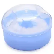 Baby Soft Face Body Powder Puff Sponge Box Case Container () Q7O72875