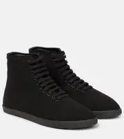 [The Row] The Row Canvas high-top sneakers AU 8 black