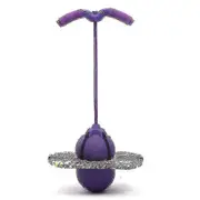 Wexary Pogo Jumping Ball Balance Board With Handle Explosion Proof Exercise Bouncing Ball Purple