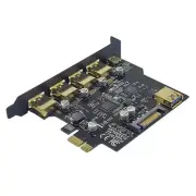 USB 3.2 PCIE Expansion Card PCIE 1X to USB 3.2 TYPE-C USB 3.2 Gen1 Adapter1736