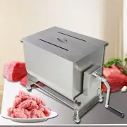 Clivia Tilt Tank Meat Mixer 30LB 15L Manual Food Sausage Mixing Stainless Steel