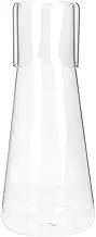 Ciieeo Glass Water Bottle Set Cold Drink Cup Reusable Water Cup for Beer Iced Tea Milk Tea for Dinner Parties Bbq
