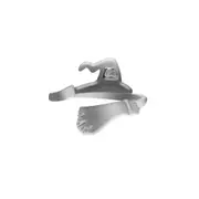 12 Pcs Opening Type Adjustable Ring Halloween Elements Ring 3#_Opening adjustable