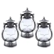 12 Pcs Mini Lantern Decorative with LED Candle Vintage Lantern Hanging1590