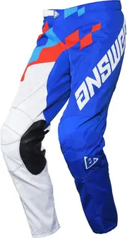 [Answer Racing] Answer Arkon Korza Motocross Pants, white-red-blue, Size 30 for Men White Red Blue