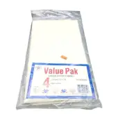 Value Pak Cross Stitch Fabric 4 Pieces 12"x18" 14 Count 100% Cotton Crafting