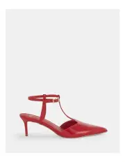 [Novo Shoes] Invergio Mules in Red Patent